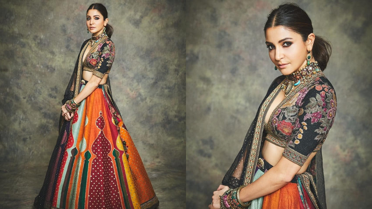 Anushka Sharma in Sabyasachi lehenga