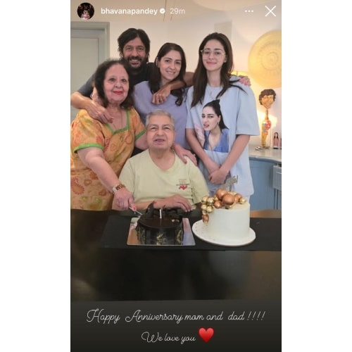 Call Me Bae’s Ananya Panday marks grandparents’ wedding anniversary with heartwarming family PIC, see here