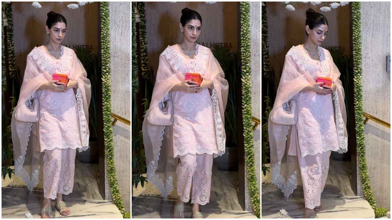 Ganesh Chaturthi: Khushi Kapoor and Shanaya Kapoor showcase simplicity never goes out of fashion in suits (PC: Varinder Chawla, Pinkvilla)