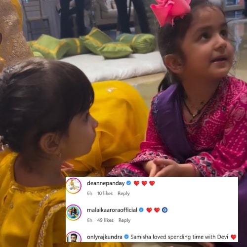 WATCH: Shilpa Shetty’s daughter Samisha and Bipasha Basu’s Devi look mini versions of their actress mothers as they celebrate Ganesh Chaturthi together