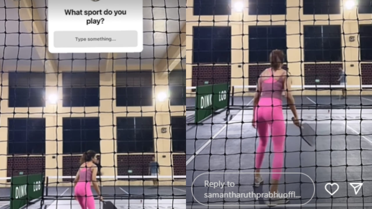 WATCH: Samantha Ruth Prabhu brings unmatched skills and unstoppable energy to pickleball court, gives peek into her A-game