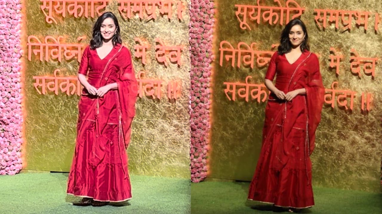 Shraddha Kapoor at Ambani celebrations 