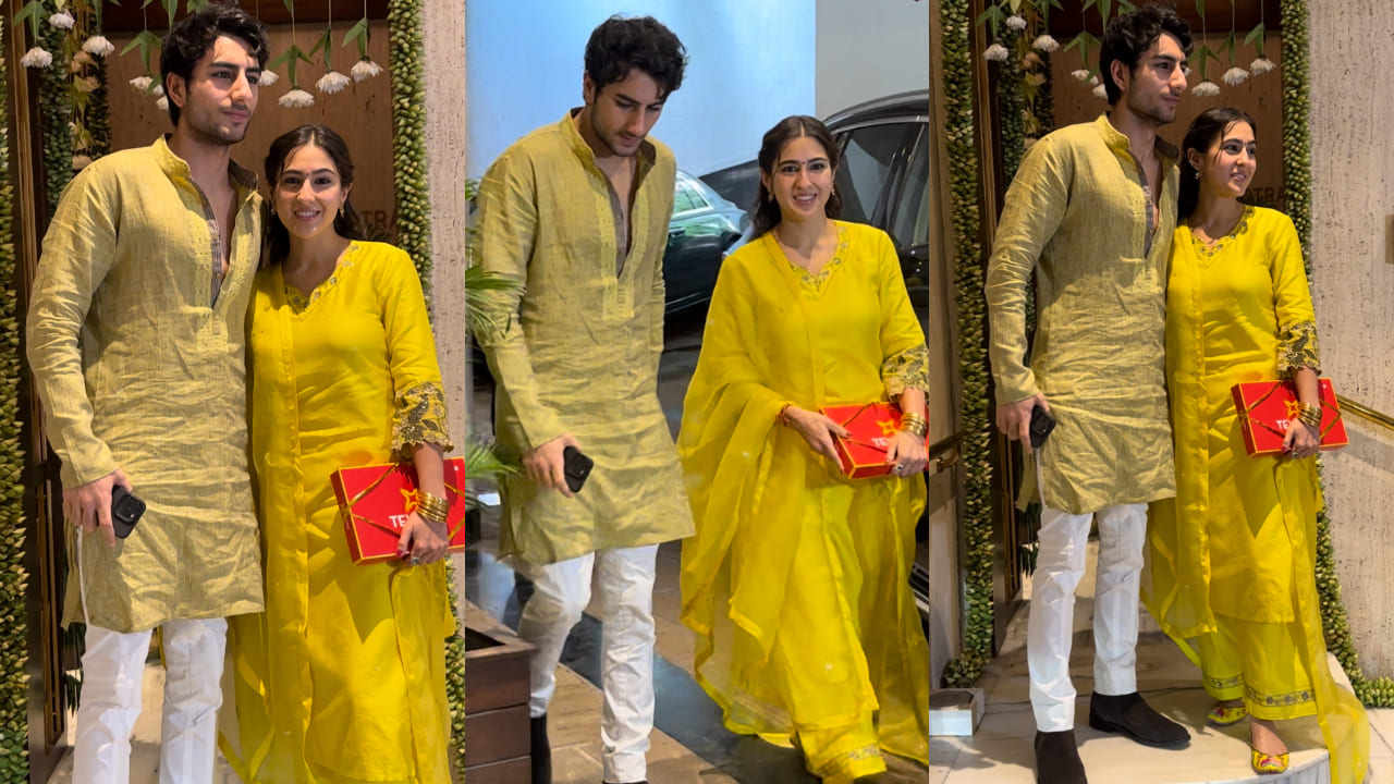 Sara Ali Khan at Ganpati celebrations 