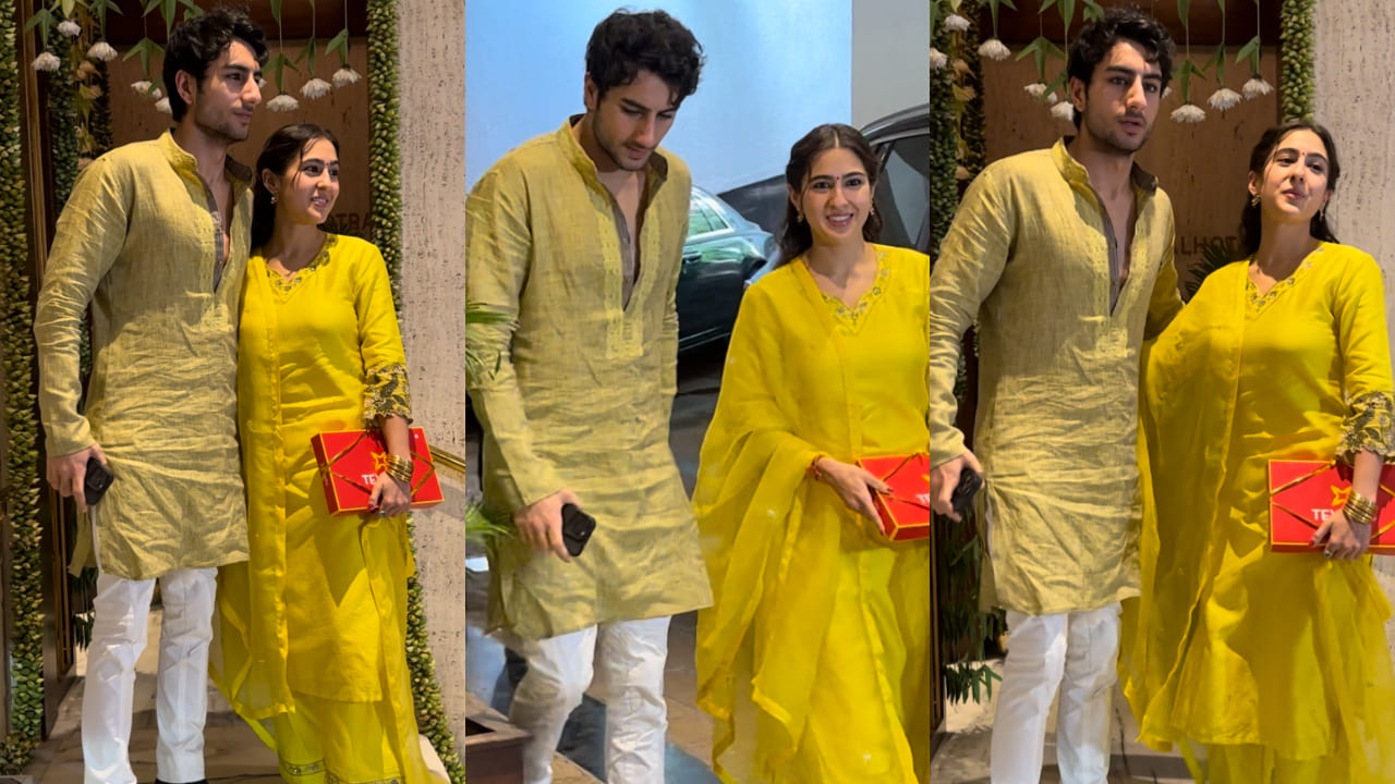 Sara Ali Khan at Ganpati celebrations 