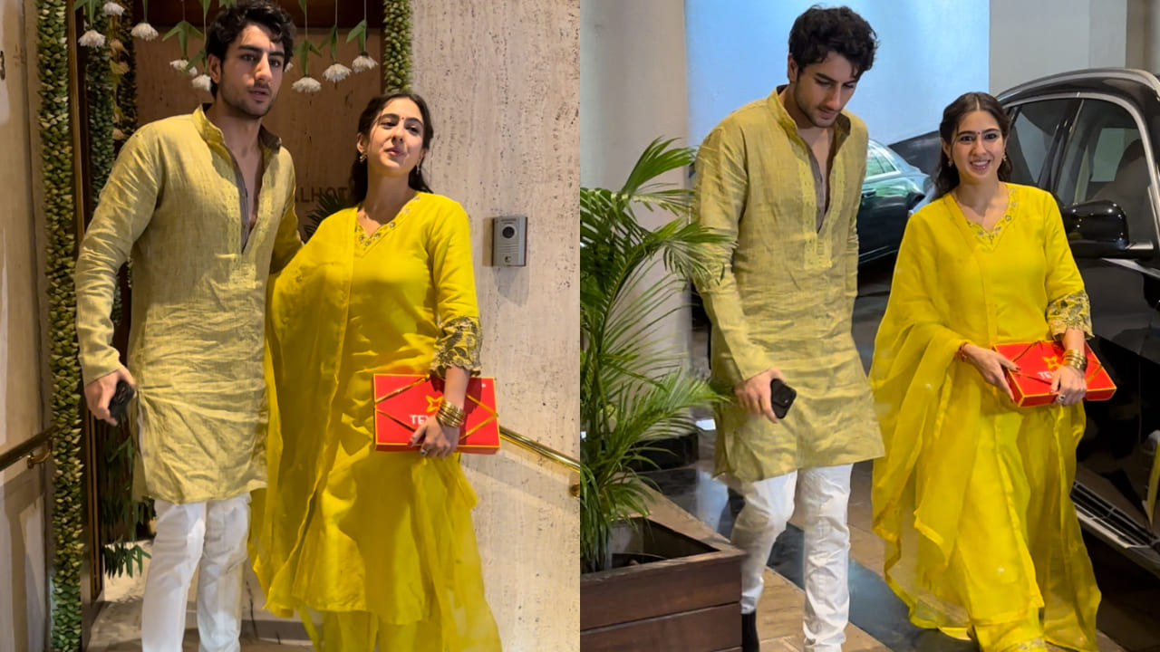 Sara Ali Khan at Ganpati celebrations 