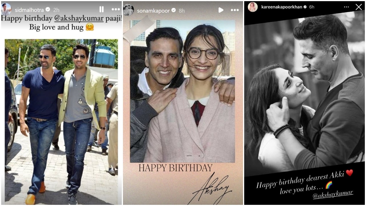 Happy Birthday Akshay Kumar: From Kareena Kapoor Khan to Sidharth Malhotra, here's how B-town celebs wished Bhooth Bangla star