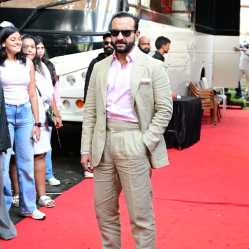 Saif Ali Khan for Devara promotions