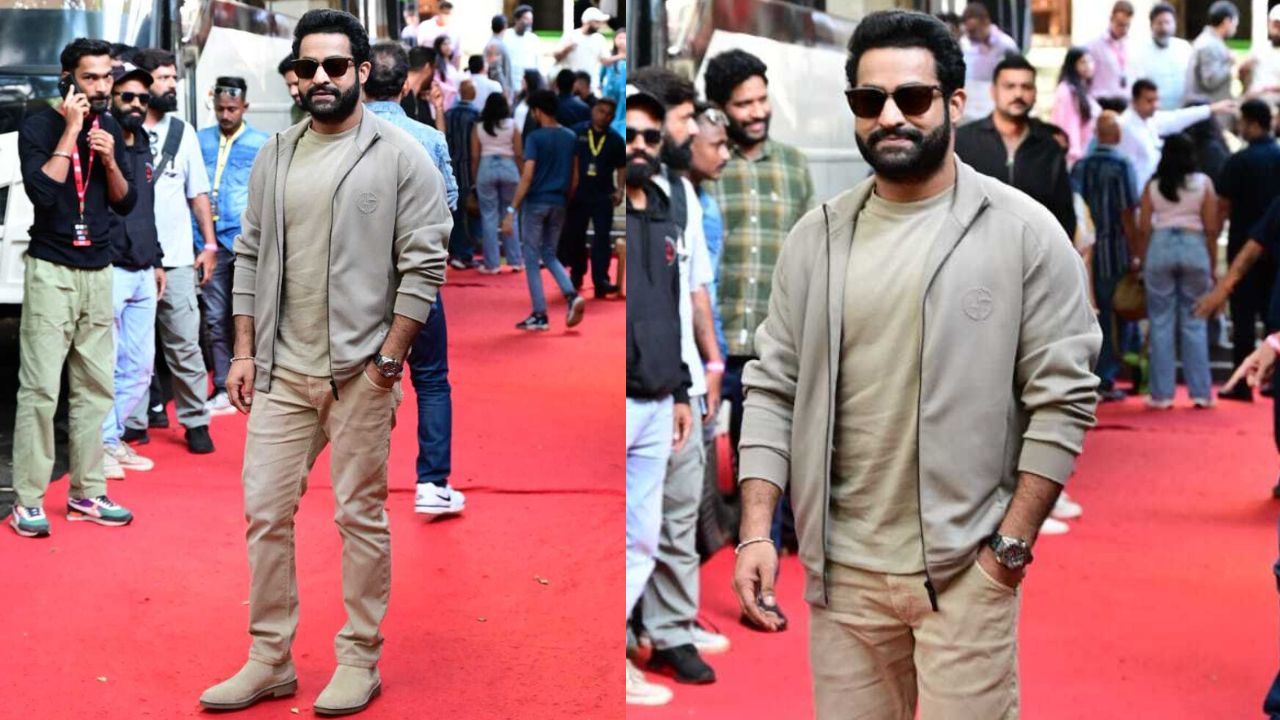 Jr. NTR's Look: Casual Cool Meets Suave (Viral Bhayani)