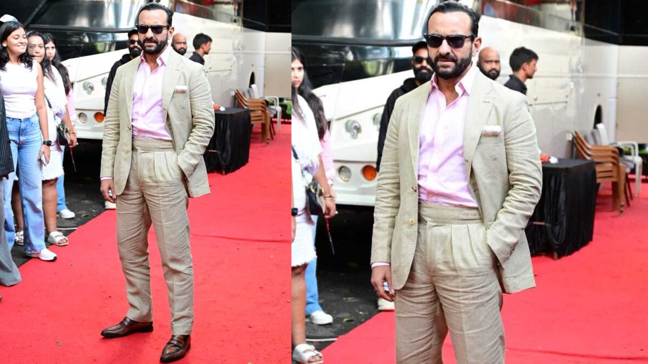 Saif Ali Khan's Look: Dapper Gentleman (Viral Bhayani)