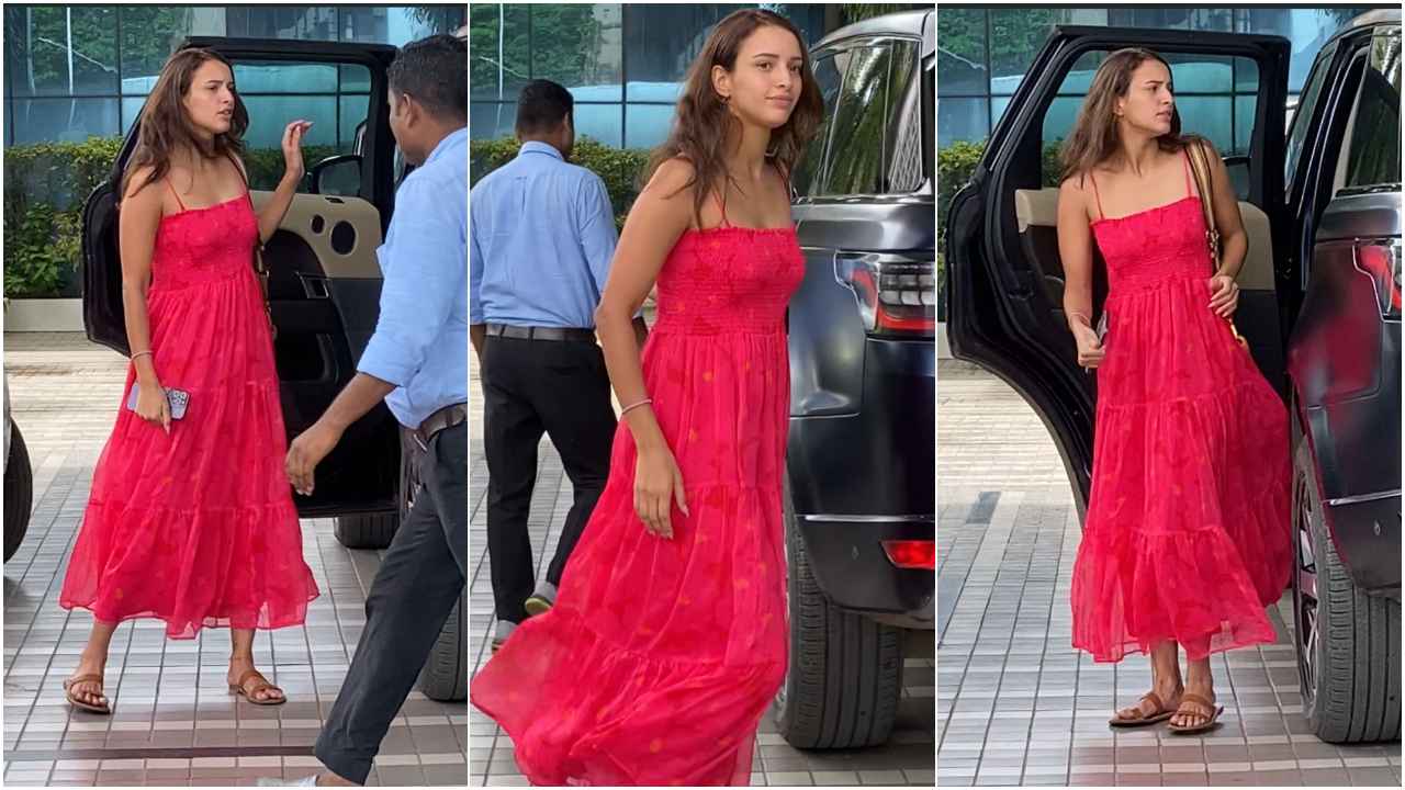 Triptii Dimri’s affordable and adorable pink floral maxi dress look proves she’s in her fashion queen era (PC: Varinder Chawla)