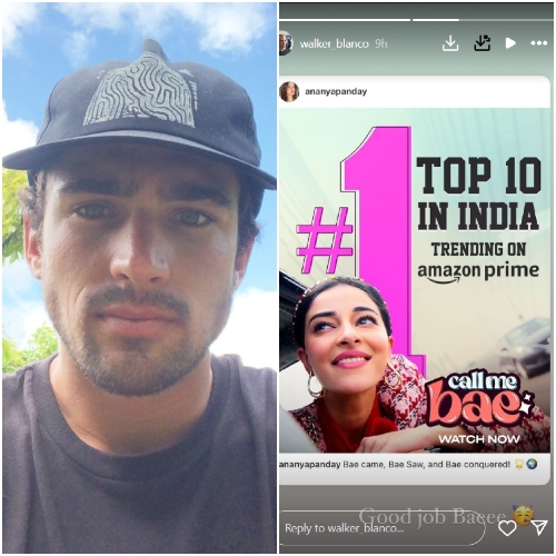 Ananya Panday’s rumored BF Walker Blanco is proud of his ‘Baeee’ and we love how he cheers for Call Me Bae star: See PIC