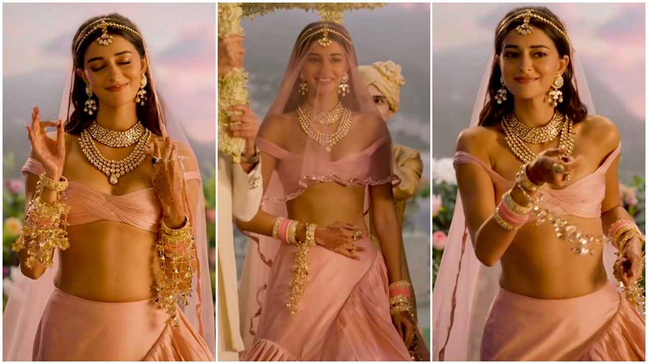 Ananya Panday wears Gaurva Gupta pink lehenga in Call Me Bae and it's not an ORDINARY one; look decoded  (PC: Prime Video)