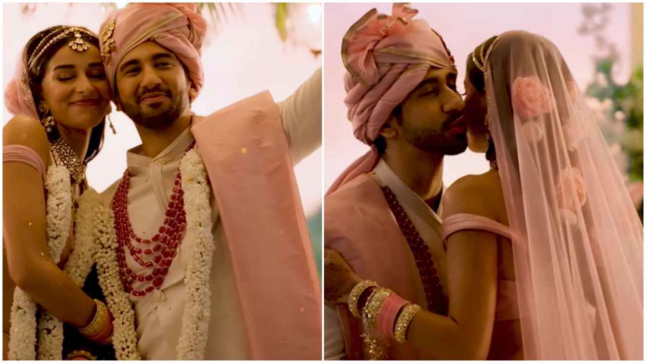 Ananya Panday wears Gaurva Gupta pink lehenga in Call Me Bae and it's not an ORDINARY one; look decoded  (PC: Prime Video)