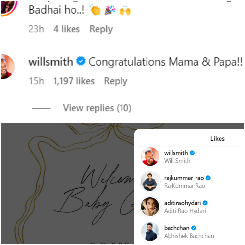 New parents Deepika Padukone-Ranveer Singh receive heartfelt wishes from Will Smith: ‘Congratulations Mama & Papa’