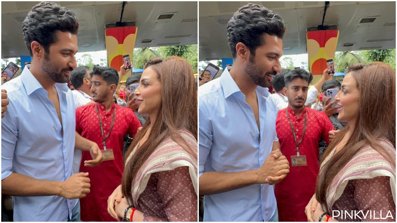 WATCH: Vicky Kaushal goes barefoot as he visits Lalbaugcha Raja to seek blessings; immerses himself in festivities