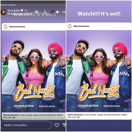 Bad Newz OTT Release: Here’s when and where you can watch Vicky Kaushal, Triptii Dimri, Ammy Virk’s romantic comedy