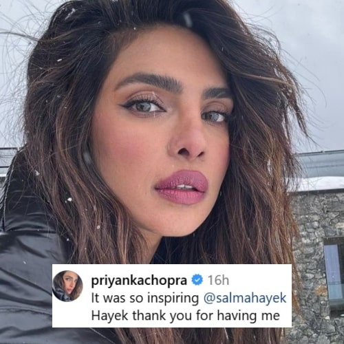 Priyanka Chopra shares heartfelt reaction to Salma Hayek's post featuring her, Kim Kardashian and more; Find out