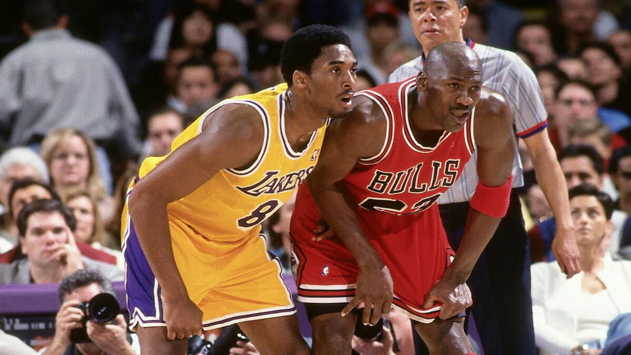 Kobe Bryant and Michael Jordan