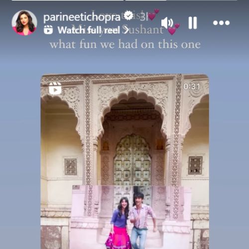 Parineeti Chopra 'misses' Shuddh Desi Romance co-star Sushant Singh Rajput as fan shares cool video: ‘What fun we had on this one’