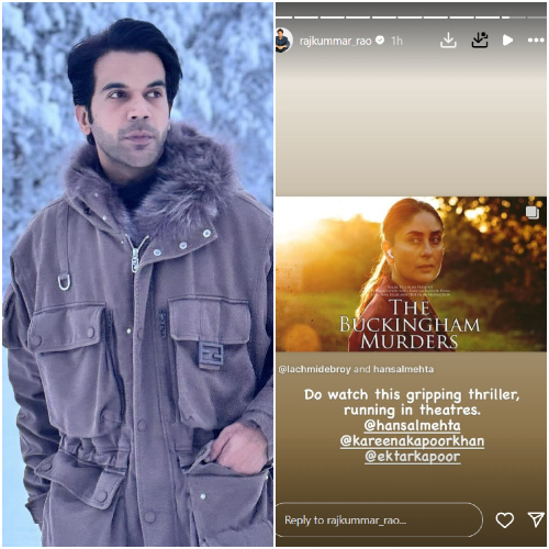 The Buckingham Murders: Rajkummar Rao gives special shoutout to Kareena Kapoor Khan and Hansal Mehta’s ‘gripping thriller’