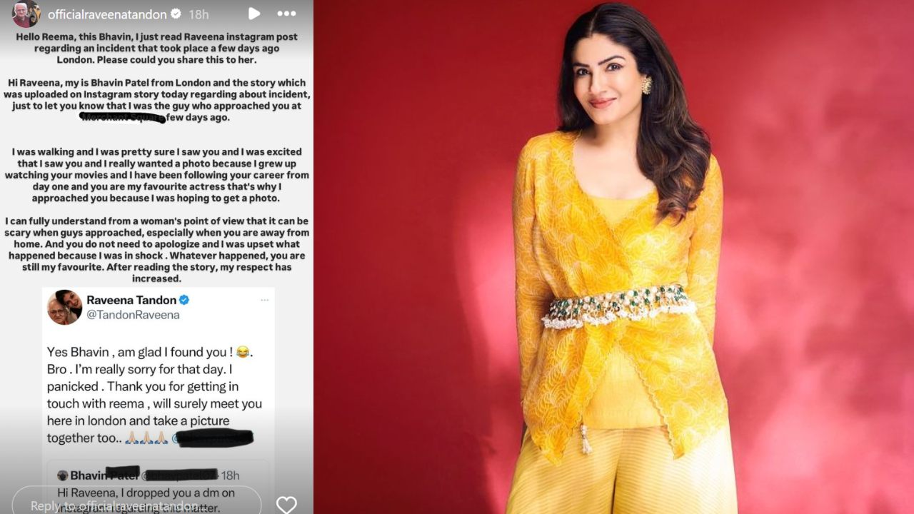 Raveena Tandon’s fan reacts after actress publicly apologizes for panicking; ‘I can fully understand from women’s point of view...’