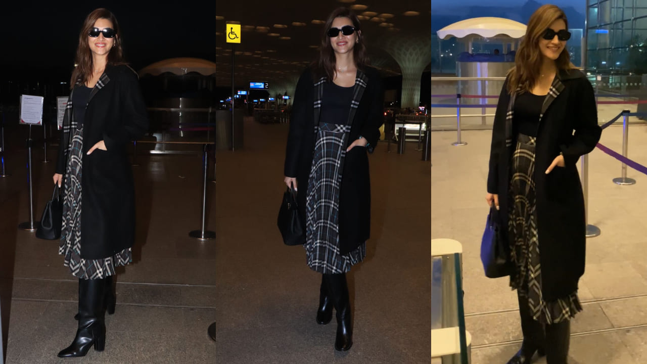 Kriti Sanon's Burberry airport look