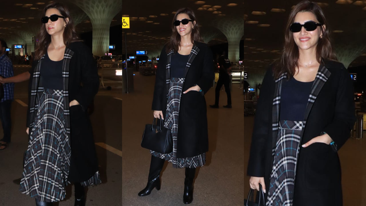 Kriti Sanon's Burberry airport look