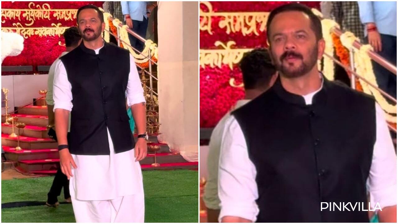 WATCH: Sonakshi Sinha-Zaheer Iqbal make stylish entry at Maharashtra CM Eknath Shinde's residence for Ganpati celebrations; Govinda, Rohit Shetty and more also join