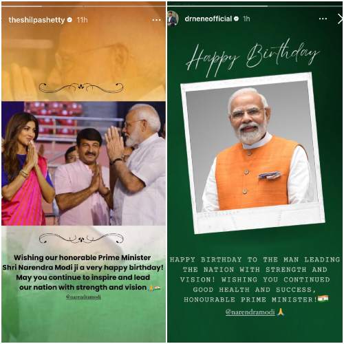 Narendra Modi's Birthday: Akshay Kumar, Shraddha Kapoor, Varun Dhawan and other Bollywood celebs are 'proud' of India's PM; wish for his health and happiness