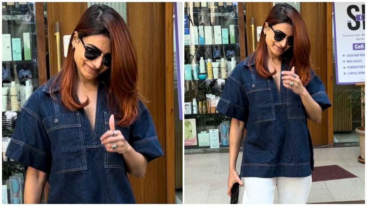 Samantha Ruth Prabhu shows us how to take your look to the next level in oversized denim top worth 30K (PC: Varinder Chawla)