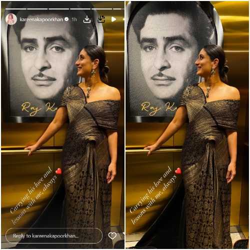 Kareena Kapoor admits carrying grandfather Raj Kapoor’s ‘love and lessons’ with her always and this latest iconic PIC is proof