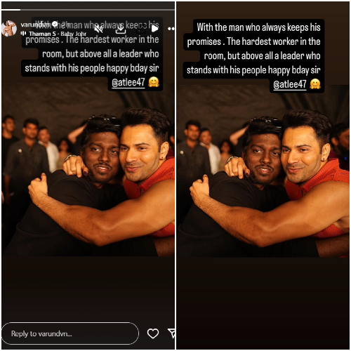 Baby John: Varun Dhawan drops heartfelt birthday wish for ‘hardest worker’ and ‘leader’ Atlee; see PIC