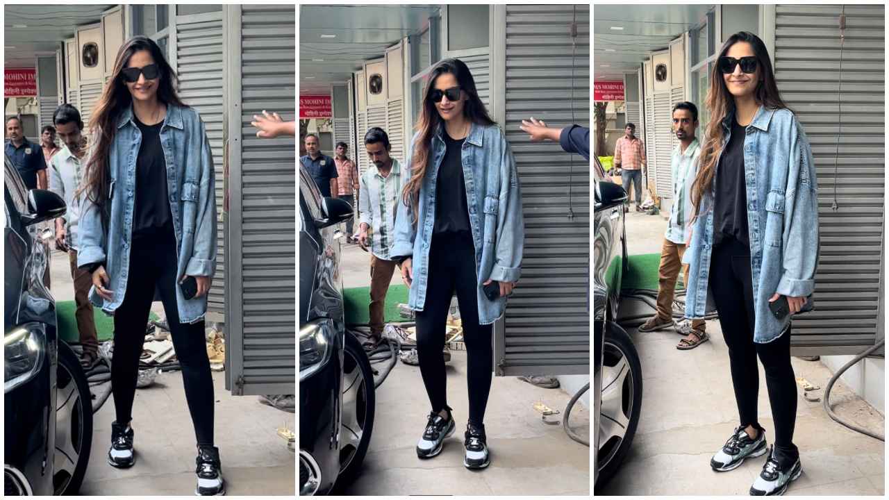 Sonam Kapoor and Karisma Kapoor rock the weekend vibe in off-duty looks with oversized silhouettes  (PC: Varinder Chawla, APH Images)