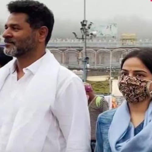 Prabhu Deva and Himani Singh (PC: Pinkvilla)