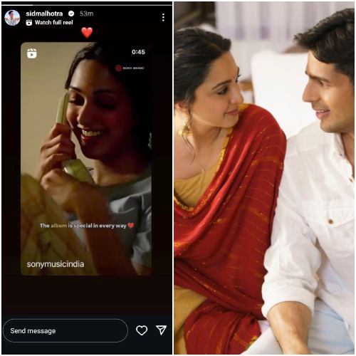 Sidharth Malhotra is all hearts as he gets reminded of Shershaah's 'special' music album featuring wife Kiara Advani