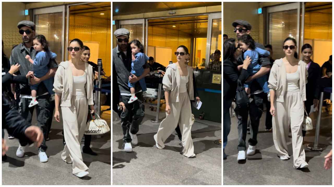 Alia Bhatt and Raha’s casually stylish airport looks prove they are the most fashionable mom-daughter duo in Bollywood (PC: Varinder Chawla)