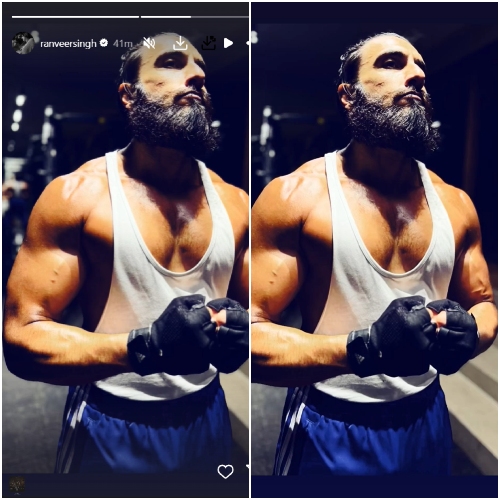 Ranveer Singh drops FIRST PIC after becoming dad to baby girl; turns on beast mode amid intense workout session