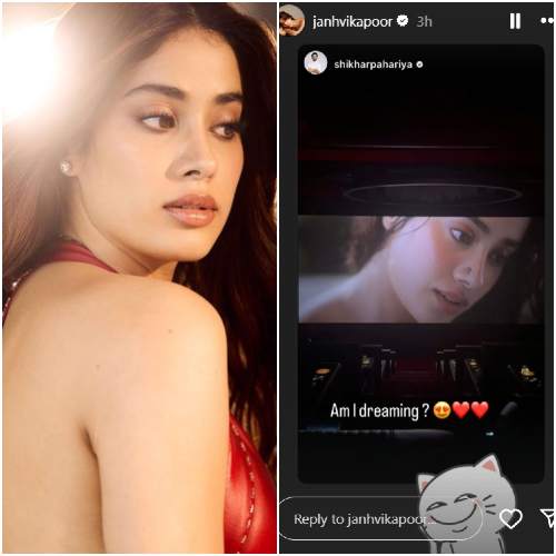 Janhvi Kapoor's BF Shikhar Pahariya is spellbound by her beauty as he watches Devara in theater; 'Am I dreaming?'