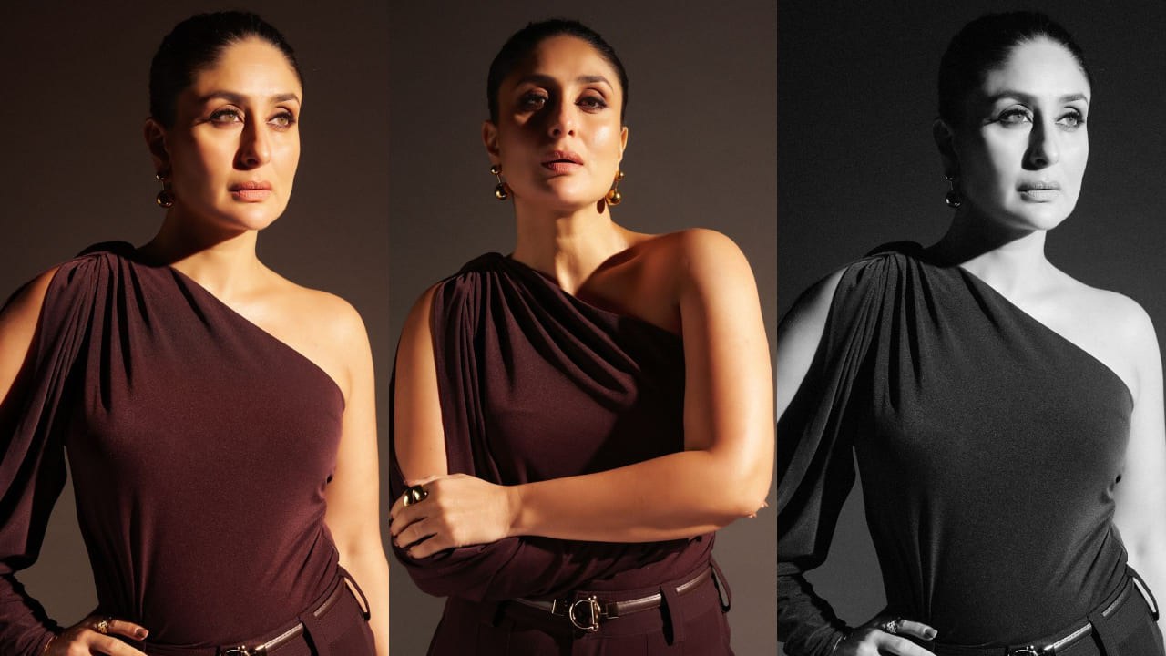 Kareena Kapoor in aubergine bodysuit