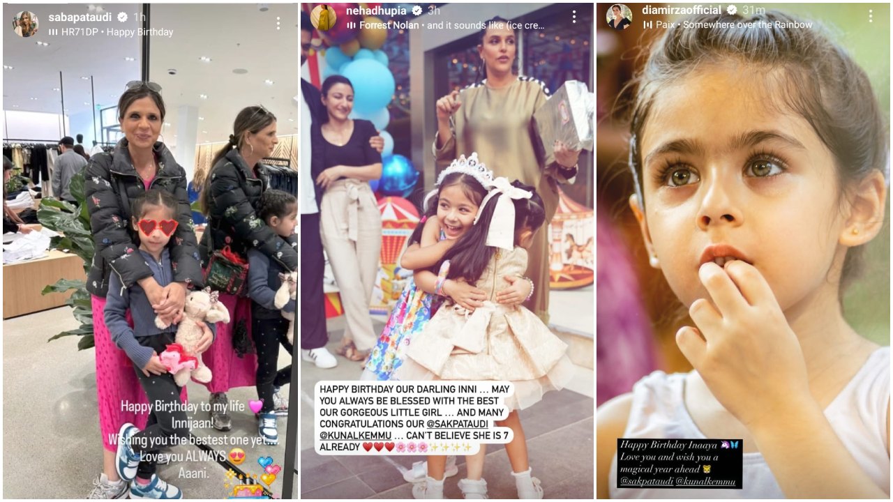 Kareena Kapoor drops oh-so-cute PICS ft Taimur, Jeh on 7th birthday of Soha Ali Khan and Kunal Kemmu’s ‘princess’ Inaaya