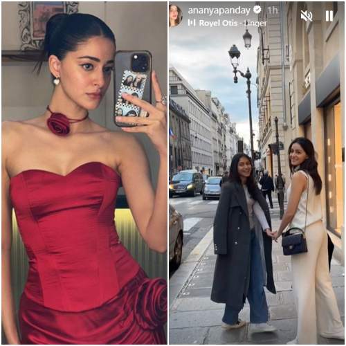 CTRL star Ananya Panday strolling on Paris streets with sister Rysa is all about siblings goals; Don't miss