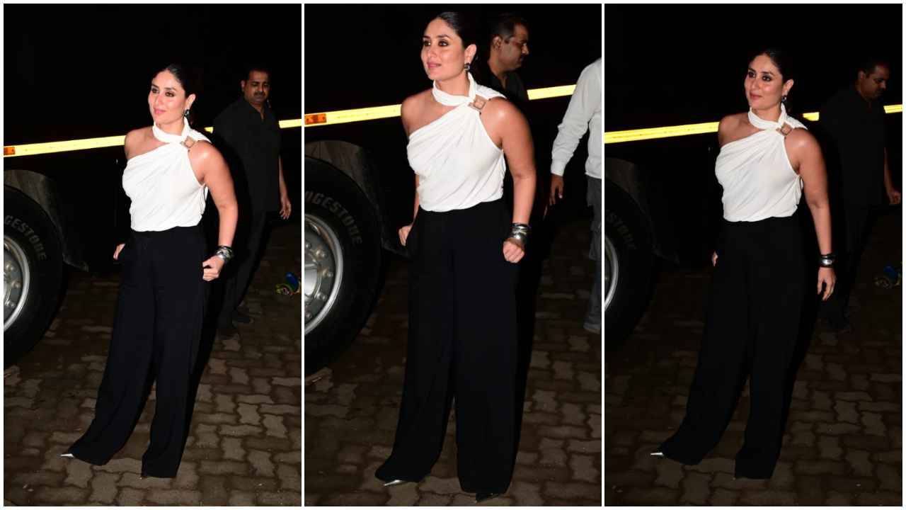 Alia Bhatt and Kareena Kapoor Khan look stylish divas in their trendy monochromatic looks (PC: Viral Bhayani, Varinder chawla)