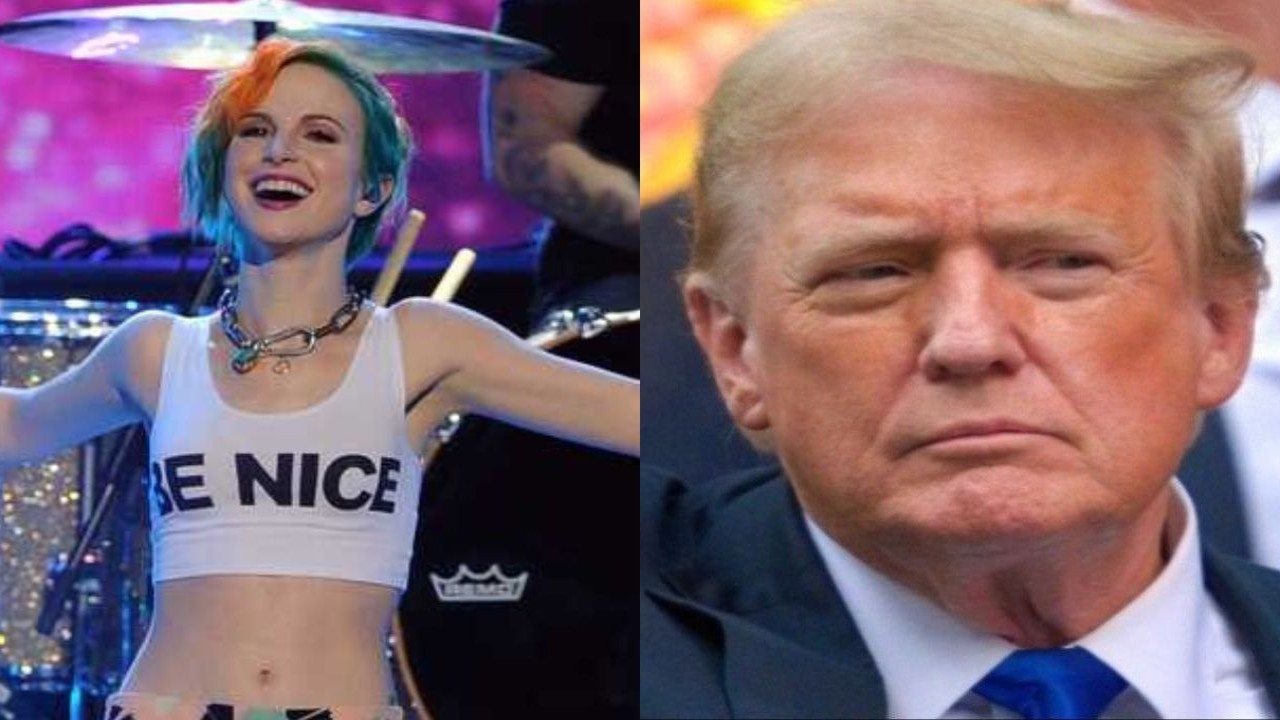 Hayley Williams and Donald Trump (CC: Getty images)