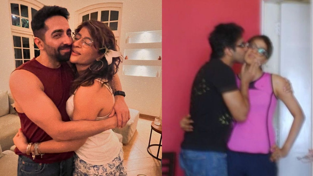 Ayushmann Khurrana's wife Tahira Kashyap drops then and now PIC receiving kiss from her 'favorite person': 'Birthday aapka hug aur paari I am getting...'