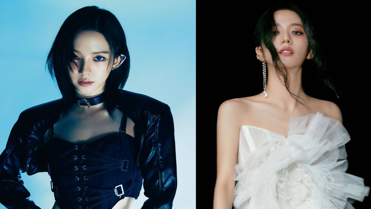 aespa's Karina: courtesy of SM Entertainment, BLACKPINK's Jisoo: courtesy of YG Entertainment