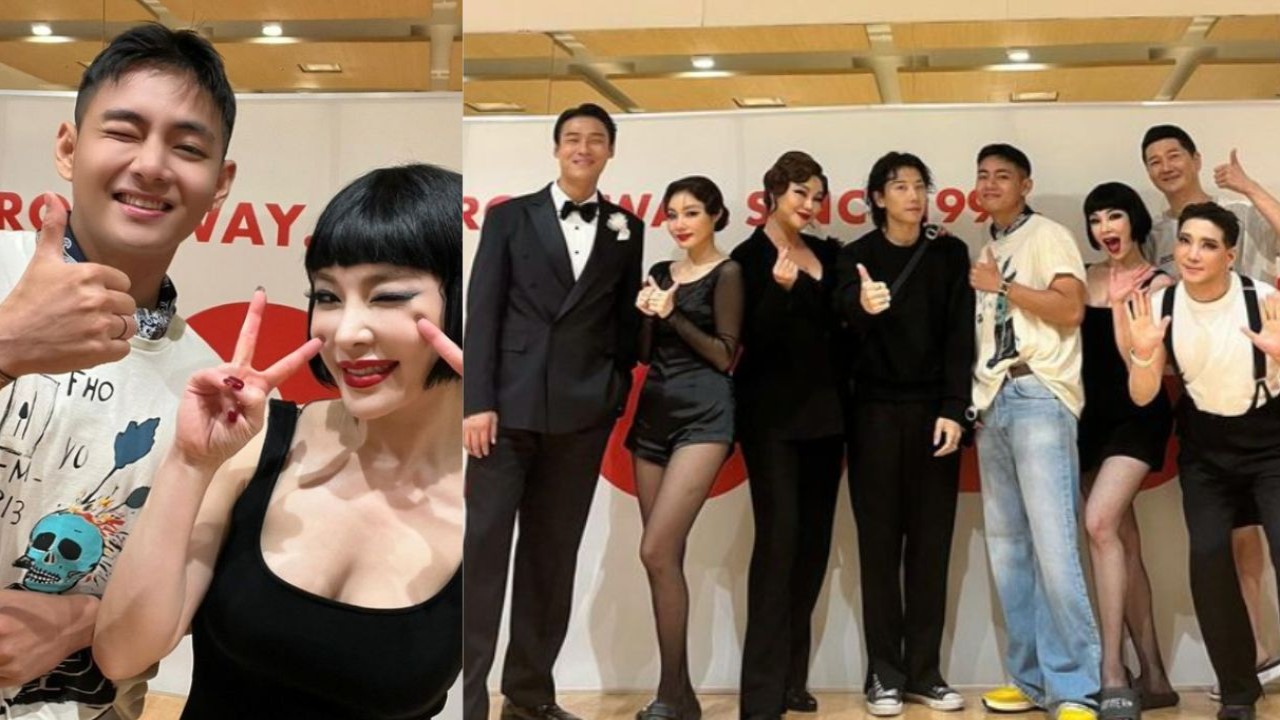 BTS' V, Park Hyo Shin along with Chicago The Musical cast: Jeong Sun Ah's Instagram 