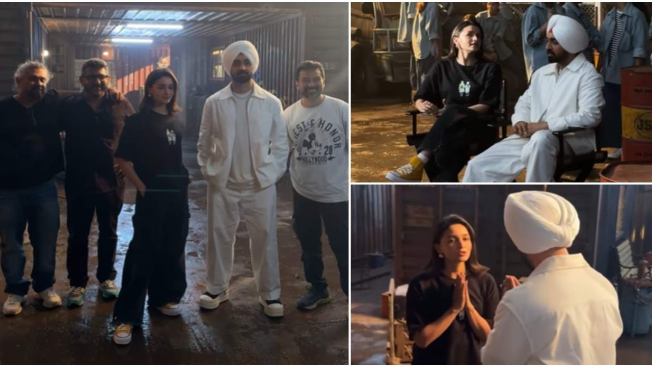 Diljit hilariously dubs for Jigra star Alia and she can't stop laughing; WATCH