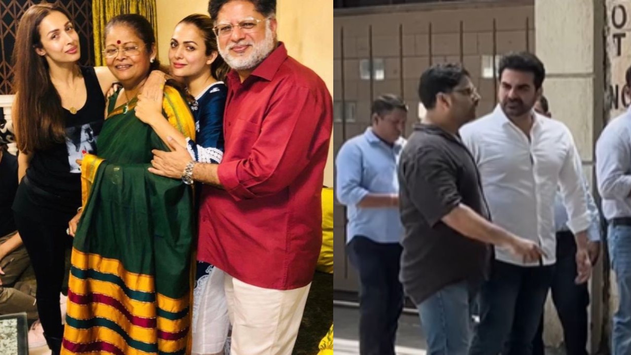 Malaika Arora's father Anil Arora passes away, ex-husband Arbaaz Khan, Salim Khan-Salma Khan, Sohail Khan arrive at their residence