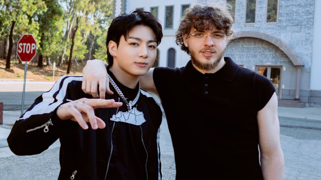 BTS' Jungkook with Jack Harlow; Image: BTS' Twitter