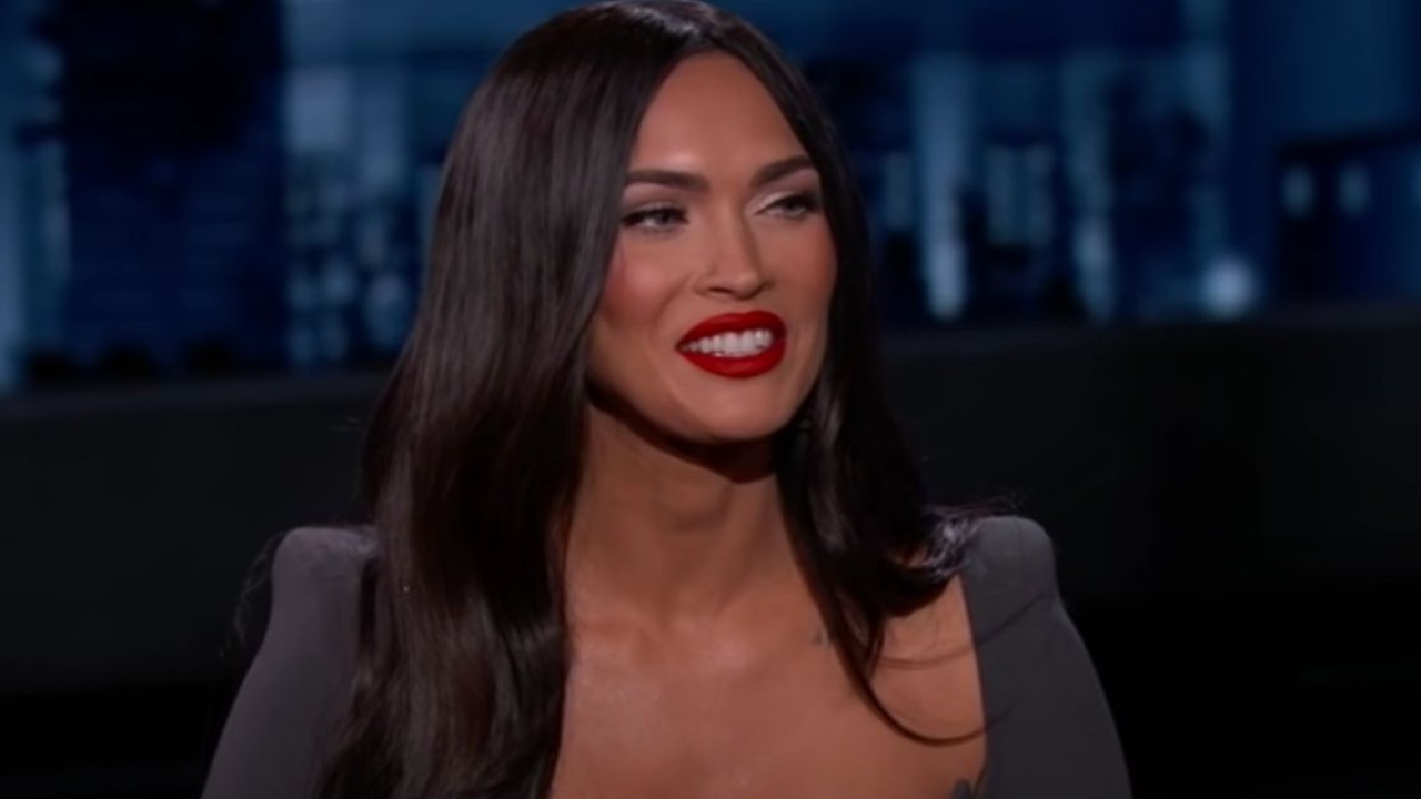 Megan Fox  (Image via YouTube/Jimmy Kimmel Live)